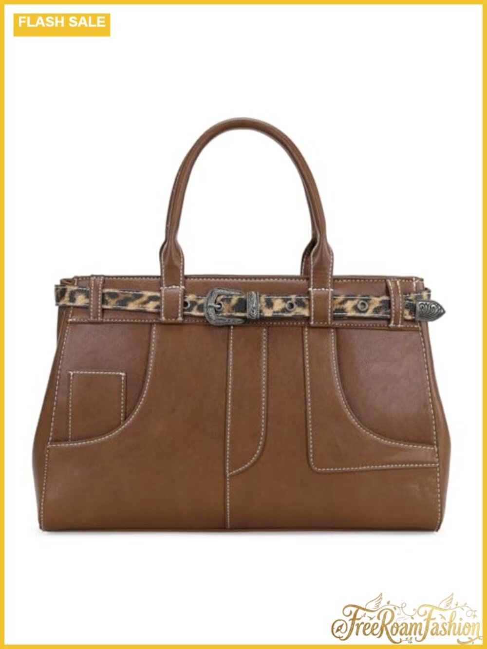 Montana West Structured Satchel Medium Top Handle Crossbody Purse